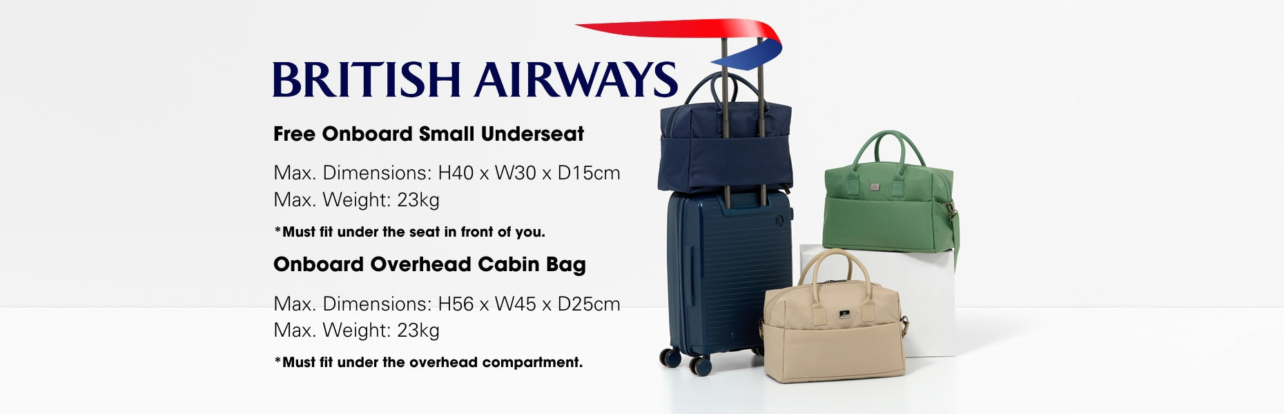 British Airways Approved Cabin Luggage
