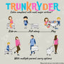 Trunkryder - Kids Ride-On Suitcase (Unicorns)