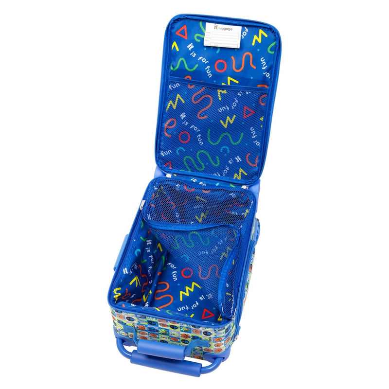 Curiosity - Kids Underseat (Blue Minimals Print)