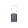 TSA Combination Lock with Steel Cable (Volcanic Glass)
