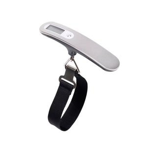Digital Hanging Luggage Scale (Silver/Black)