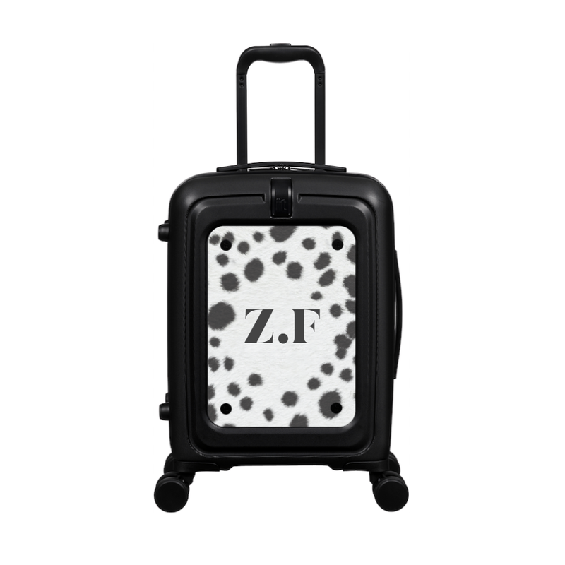 Modify - Suitcase with Personalised Panel (Dalmation - Initials)