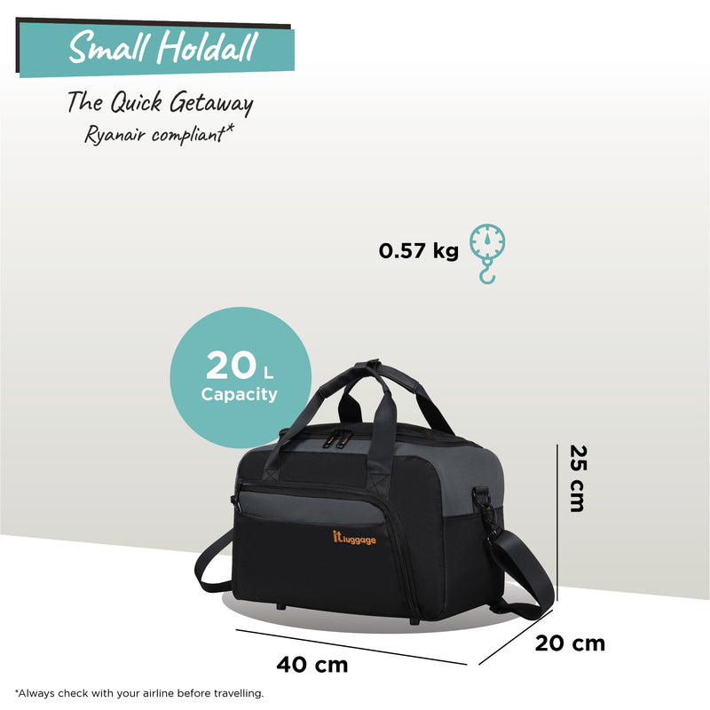 Duo-Tone - Small Holdall (Pewter / Black)