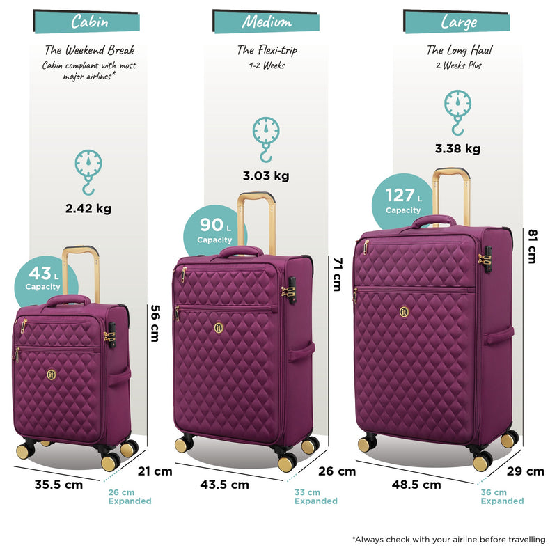Glimmering - 3pc Set (Amaranth)