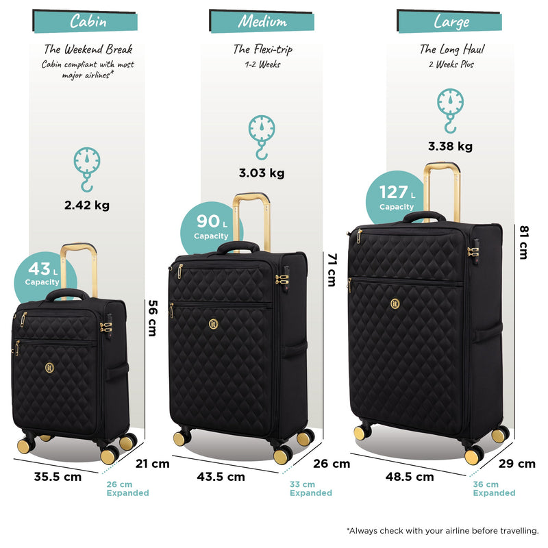 Glimmering - 3pc Set (Black)