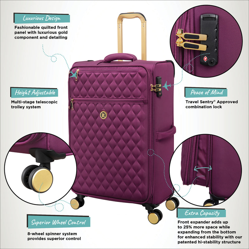Glimmering - 3pc Set (Amaranth)