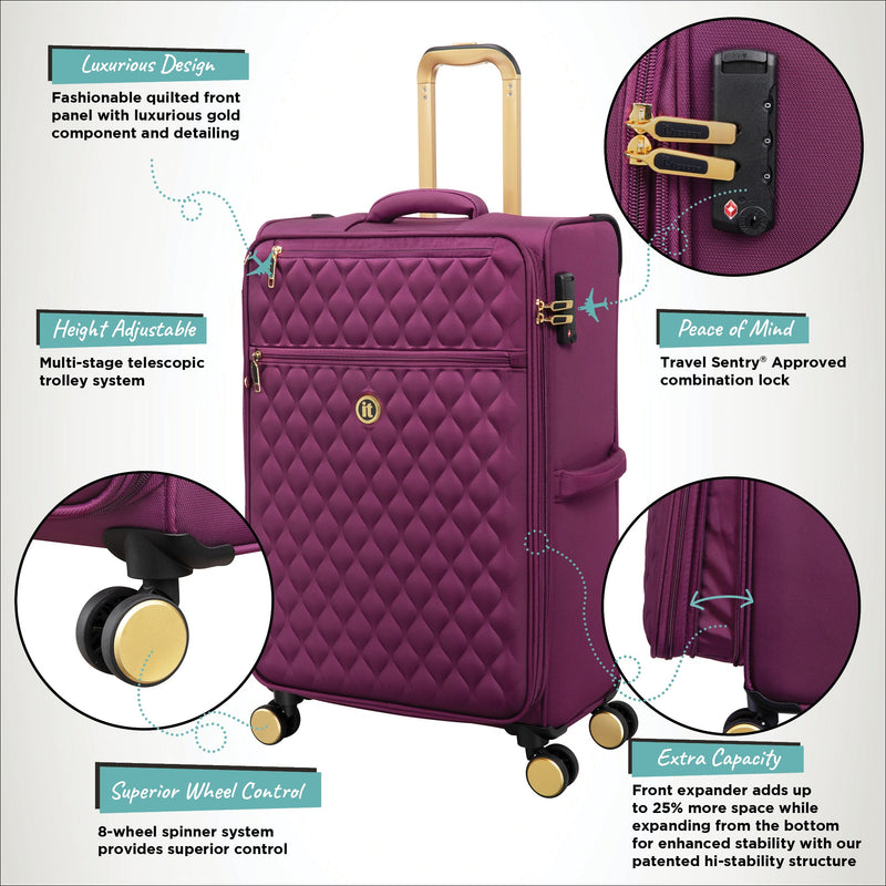 Glimmering - 3pc Set (Amaranth)