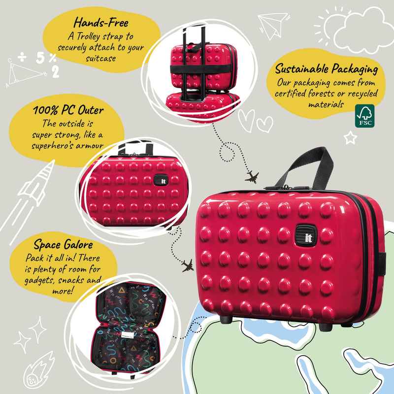 Bobble Bloc - Kids 2pc Set (True Red)