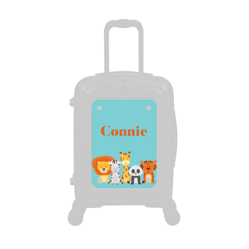Modify - Personalised Panel (Kids Zoo Animals - Name)