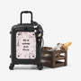 Modify - Suitcase with Personalised Panel (Cherries - Double Name)