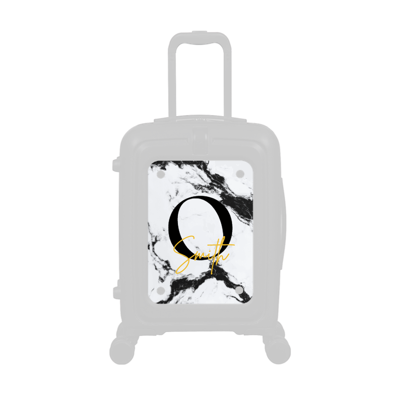 Modify - Personalised Panel (Mono Marble - Letter & Name)