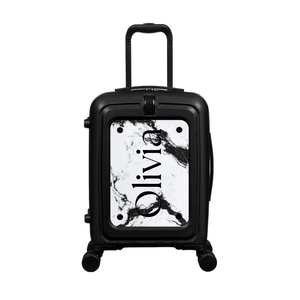 Modify - Suitcase with Personalised Panel (Mono Marble - Side Name)