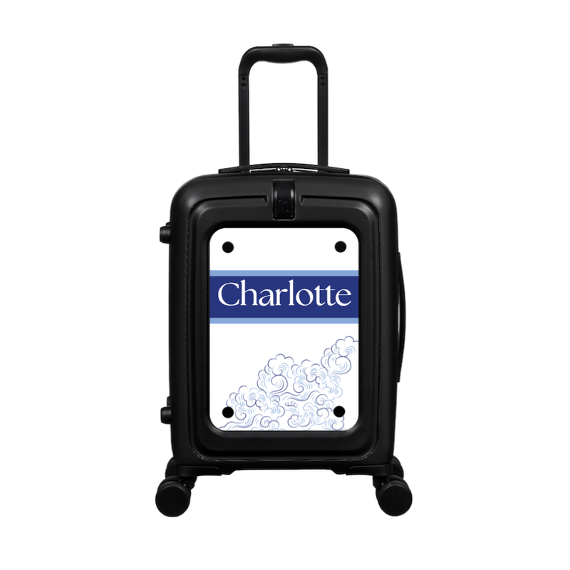 Modify - Suitcase with Personalised Panel (Beach Wind - Name)