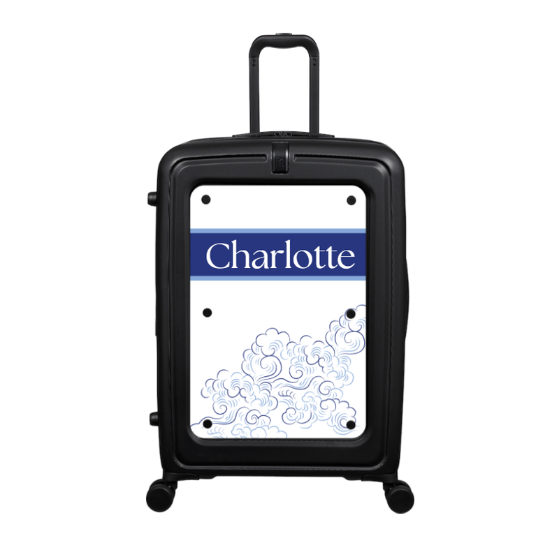 Modify - Suitcase with Personalised Panel (Beach Wind - Name)