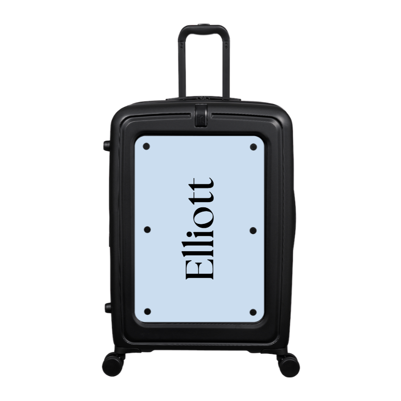 Modify - Suitcase with Personalised Panel (Solid Colour - Side Name)