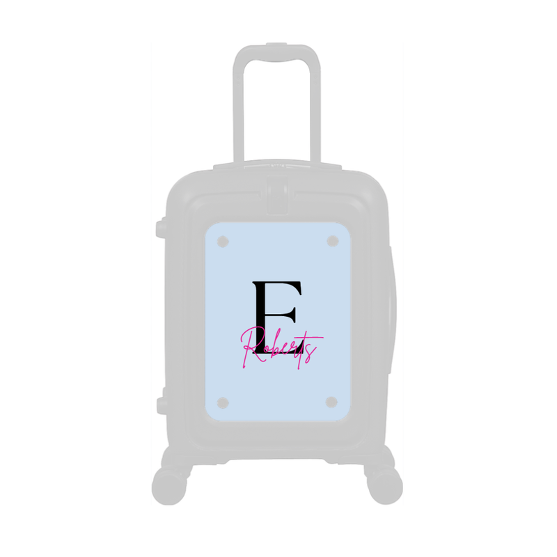 Modify - Personalised Panel (Solid Colour - Letter & Name)
