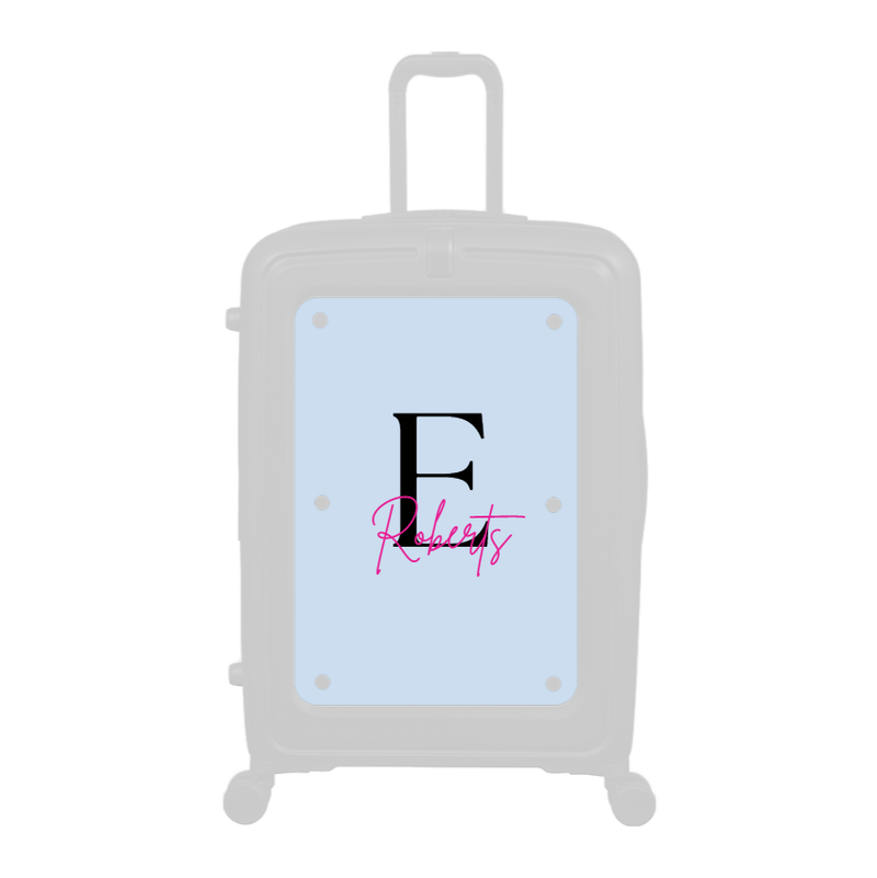 Modify - Personalised Panel (Solid Colour - Letter & Name)