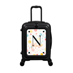 Modify - Suitcase with Personalised Panel (Confetti - Letter & Name)