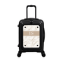 Modify - Suitcase with Personalised Panel (Warm Marble Stripe - Initials)