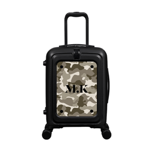 Modify - Suitcase with Personalised Panel (Full Camo - Initials)