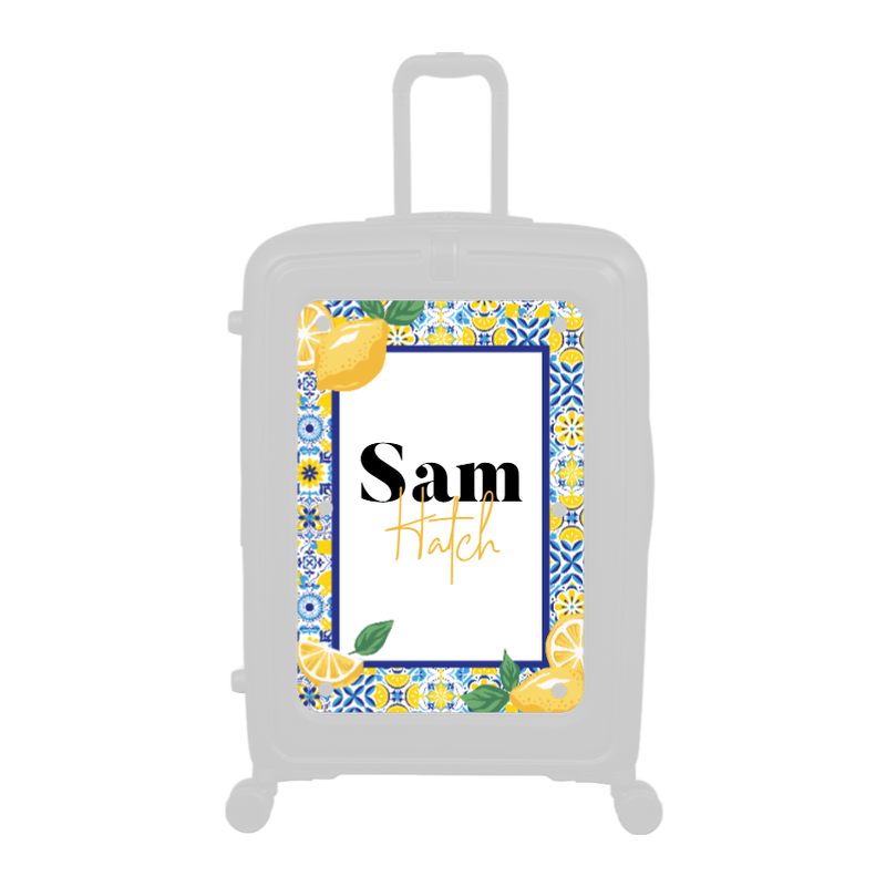 Modify - Personalised Panel (Italian Lemons - Double Name)