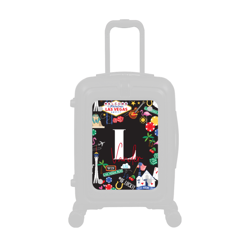 Modify - Personalised Panel (Las Vegas Border - Letter & Name)