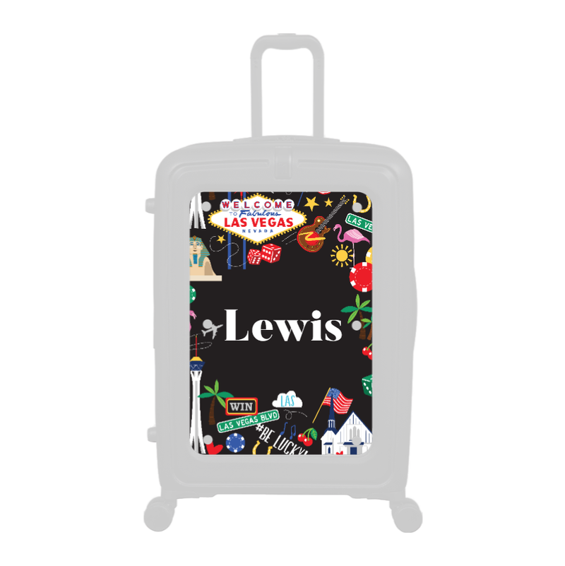 Modify - Personalised Panel (Las Vegas Border - Name)